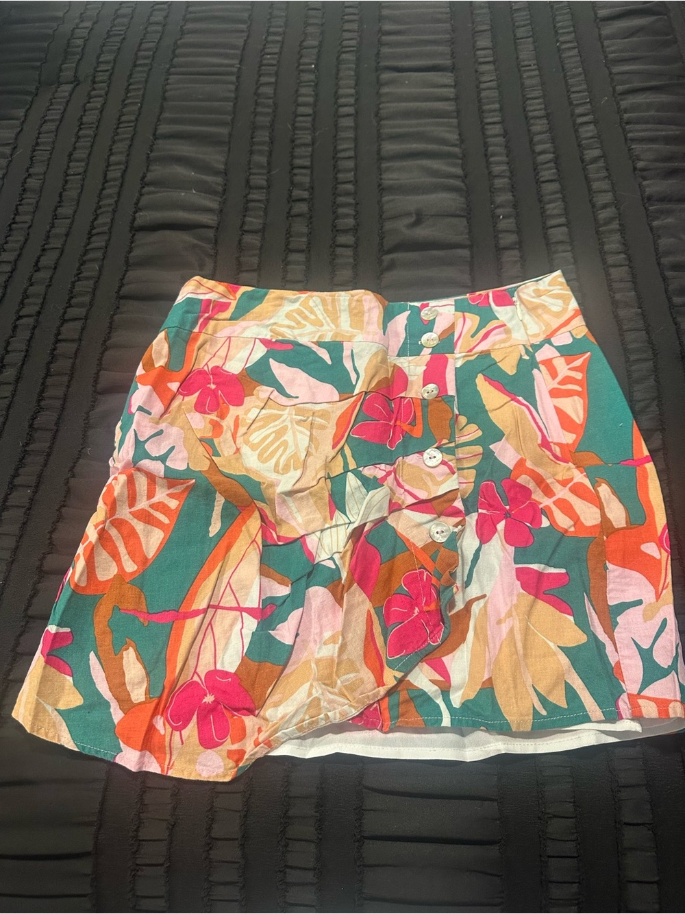 Floral Mini Skirt
